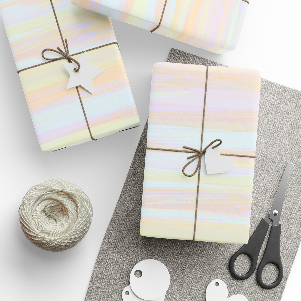Pretty and Witty watercolor gift wrap