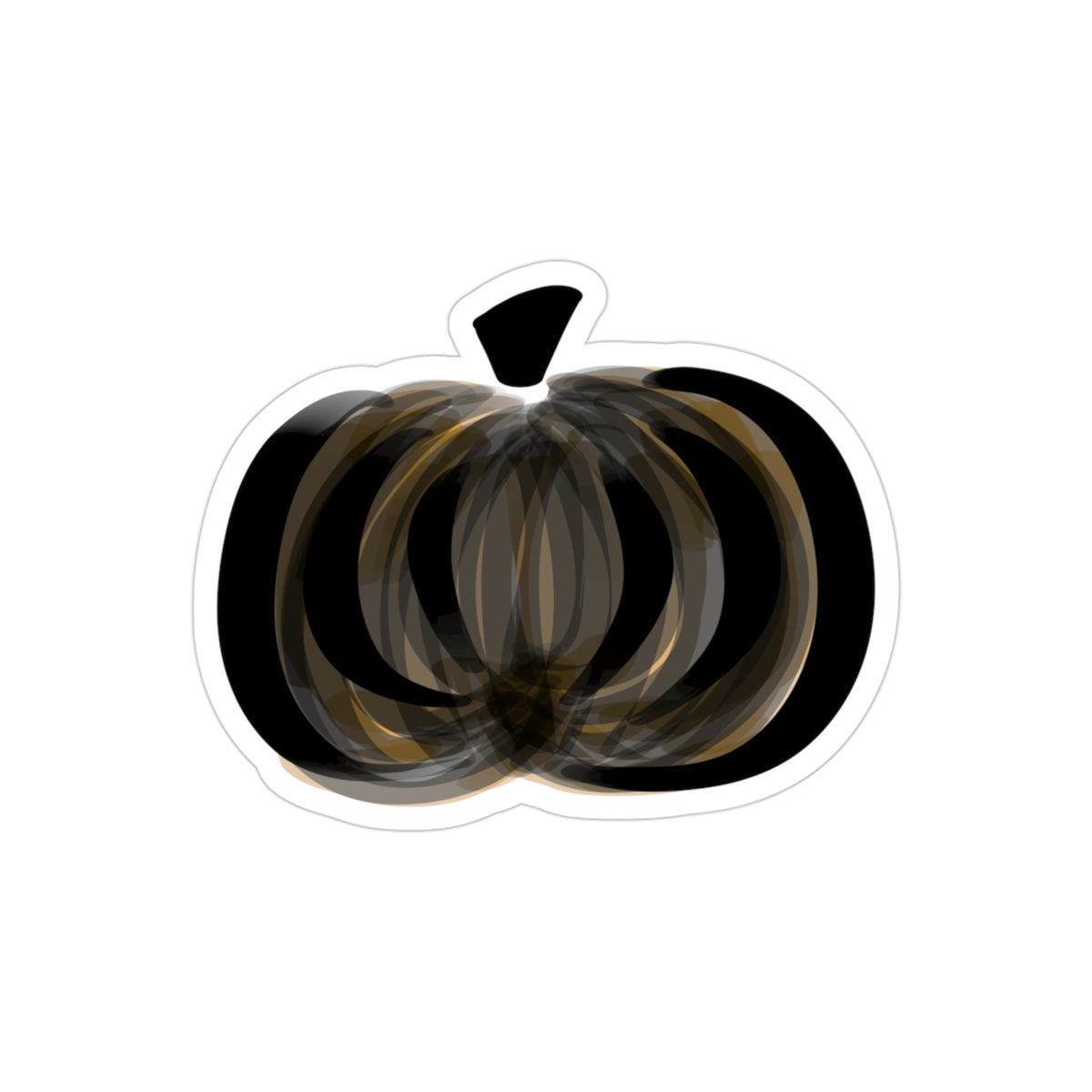 Dark Pumpkin vinyl sticker