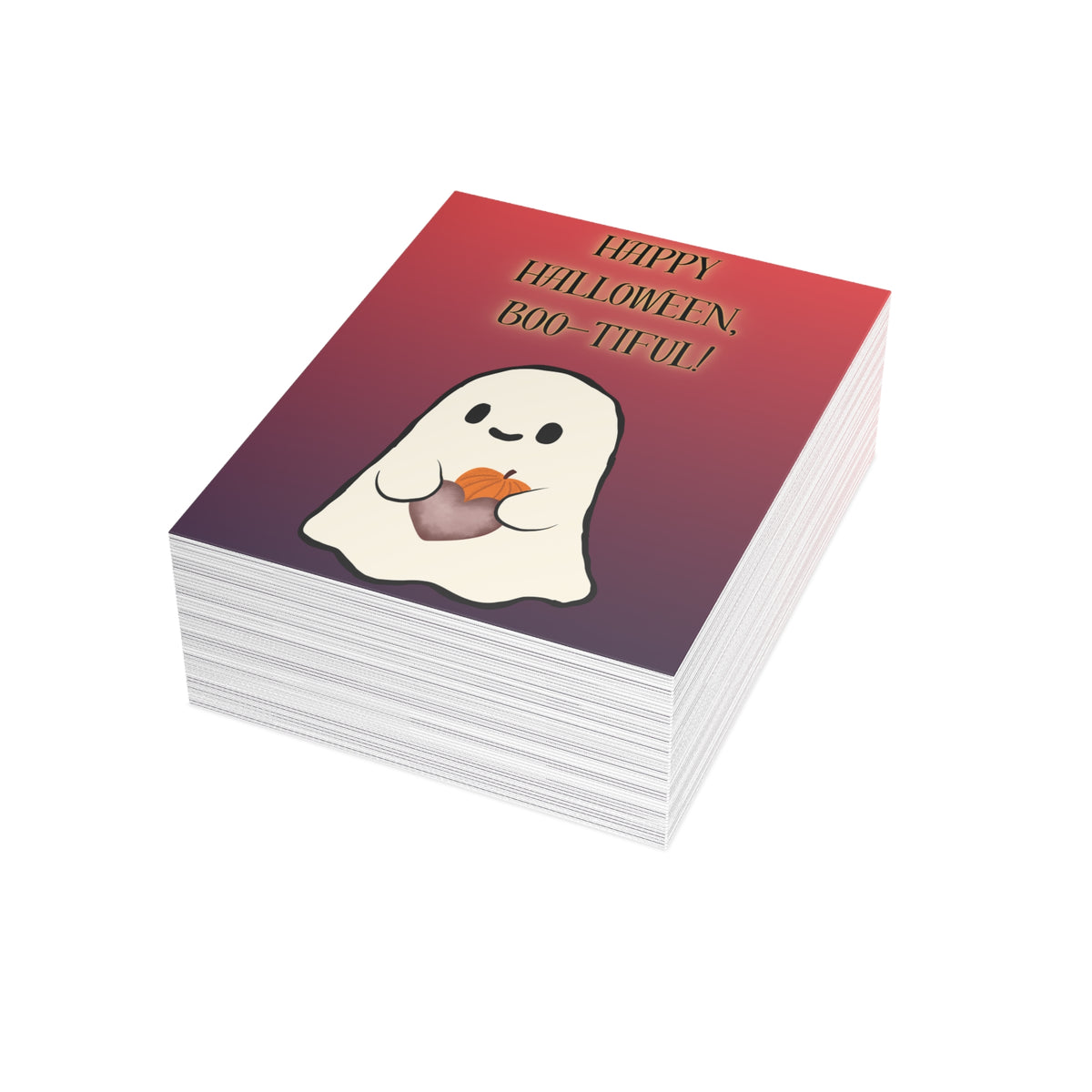 Happy Halloween, Boo-tiful! greeting card