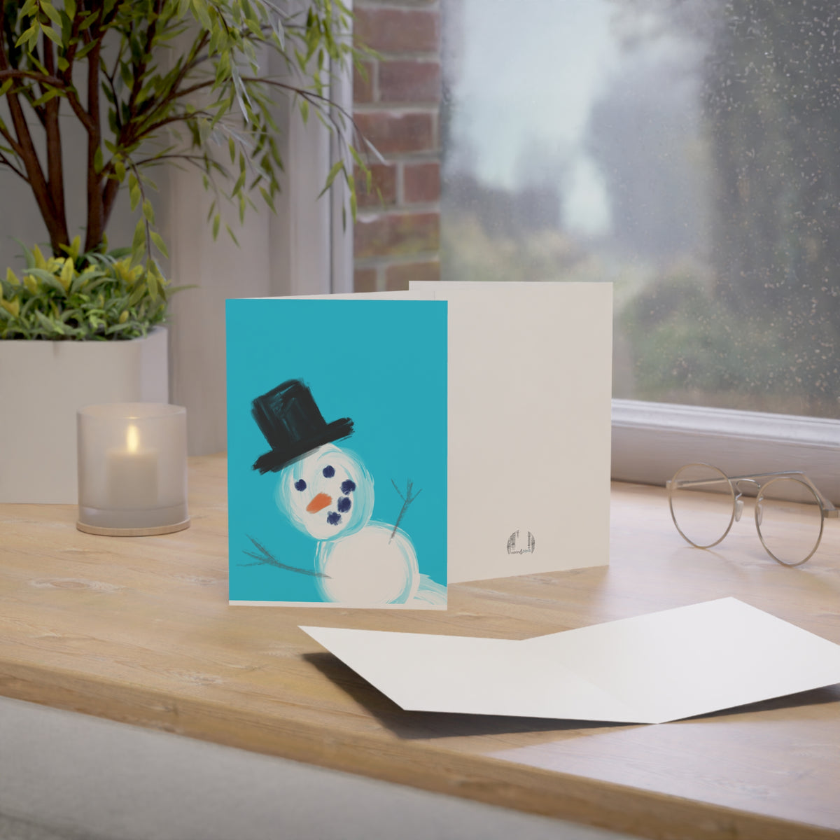 Child's Play Snowman Greeting Card