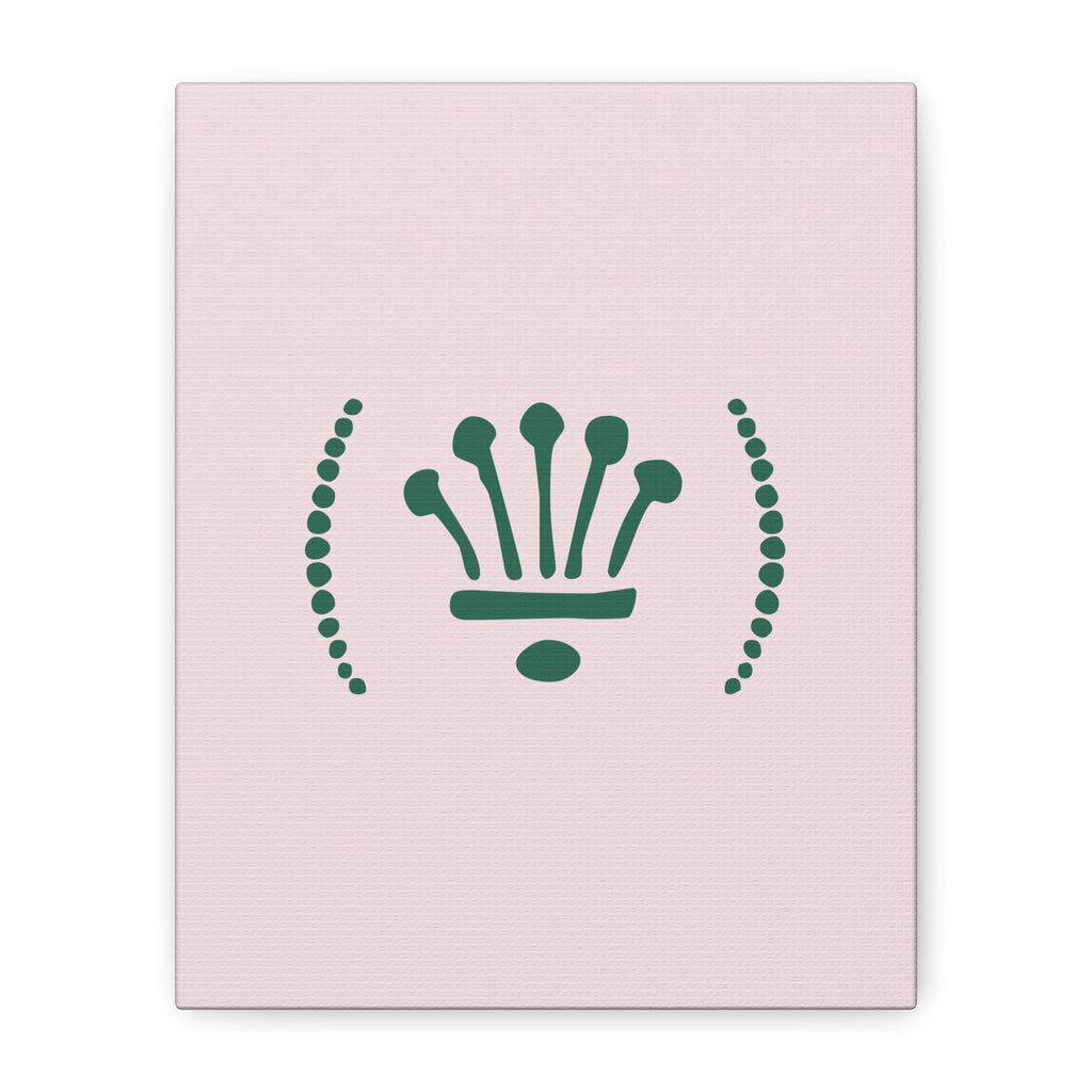 Yas Queen - Minimalist Crown Art Canvas