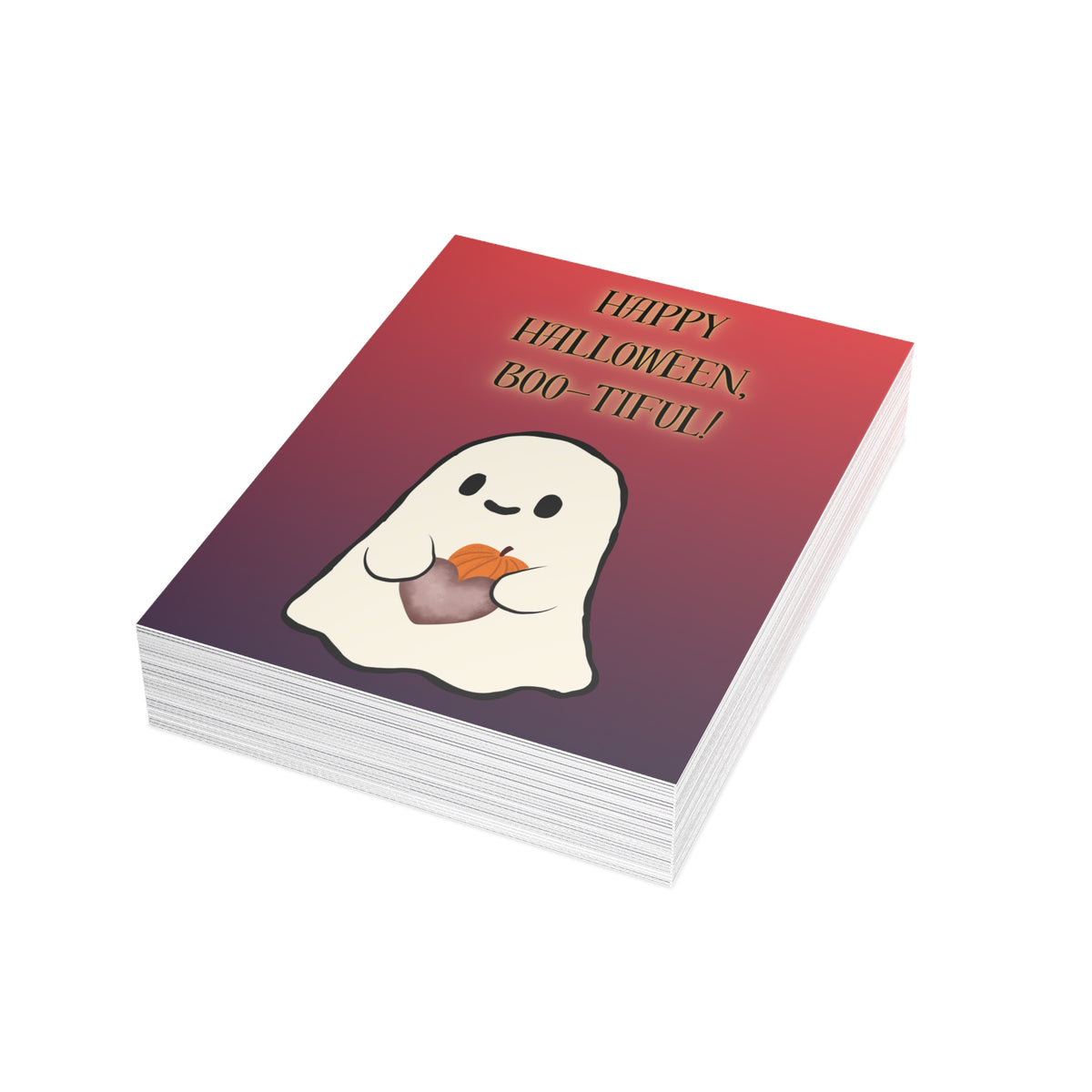 Happy Halloween, Boo-tiful! greeting card