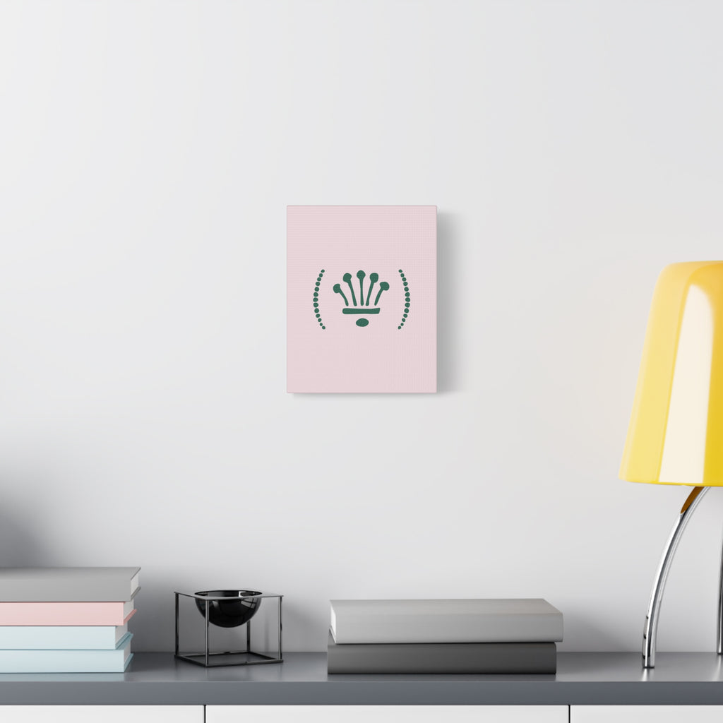 Yas Queen - Minimalist Crown Art Canvas