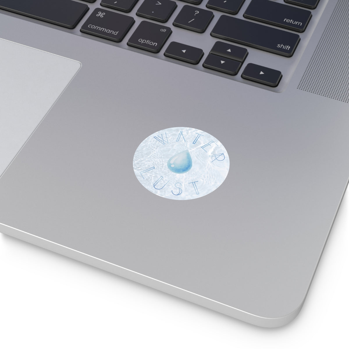 Water Lust Round Vinyl Sticker