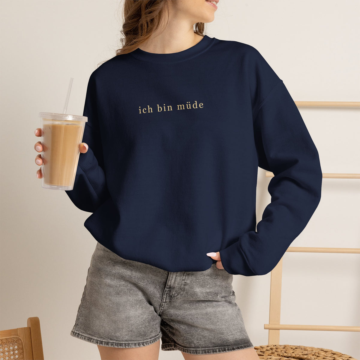 'I am tired' Crewneck Sweatshirt