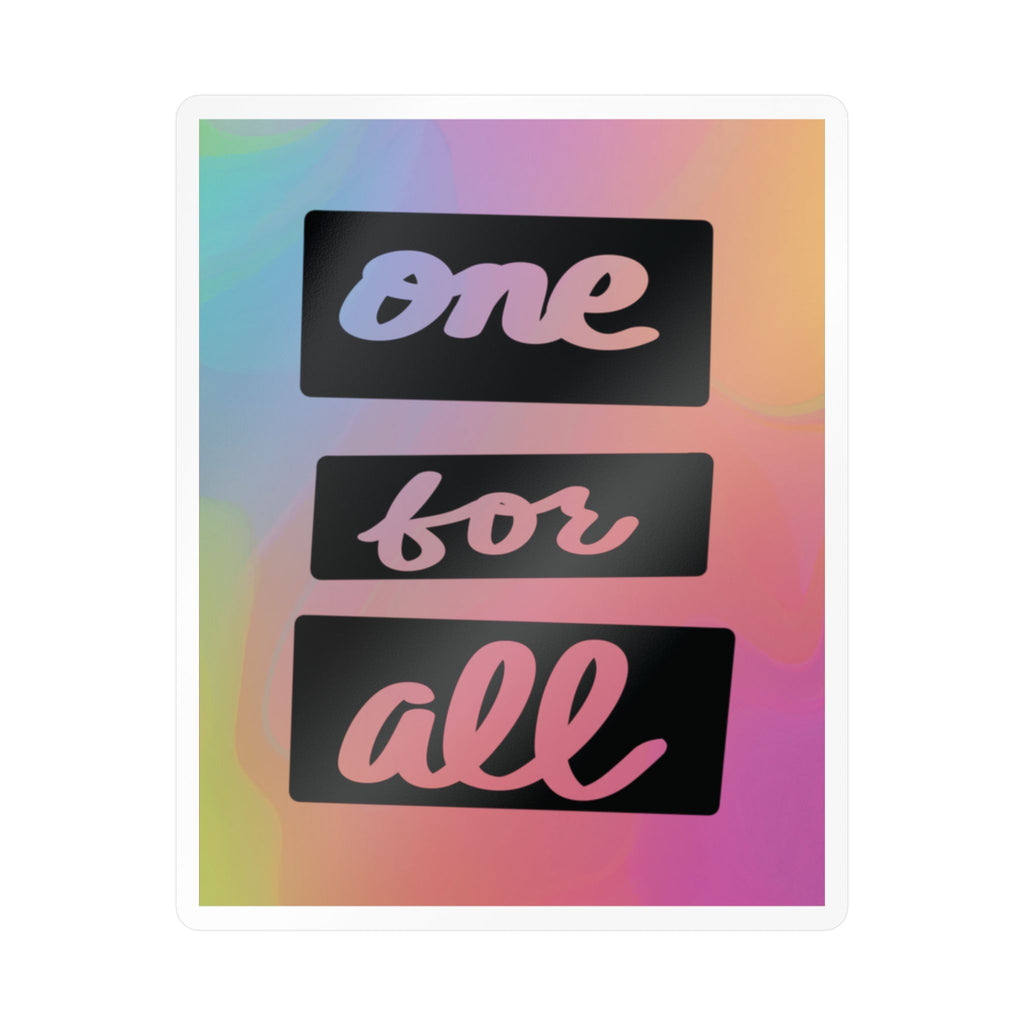 One for all sticker