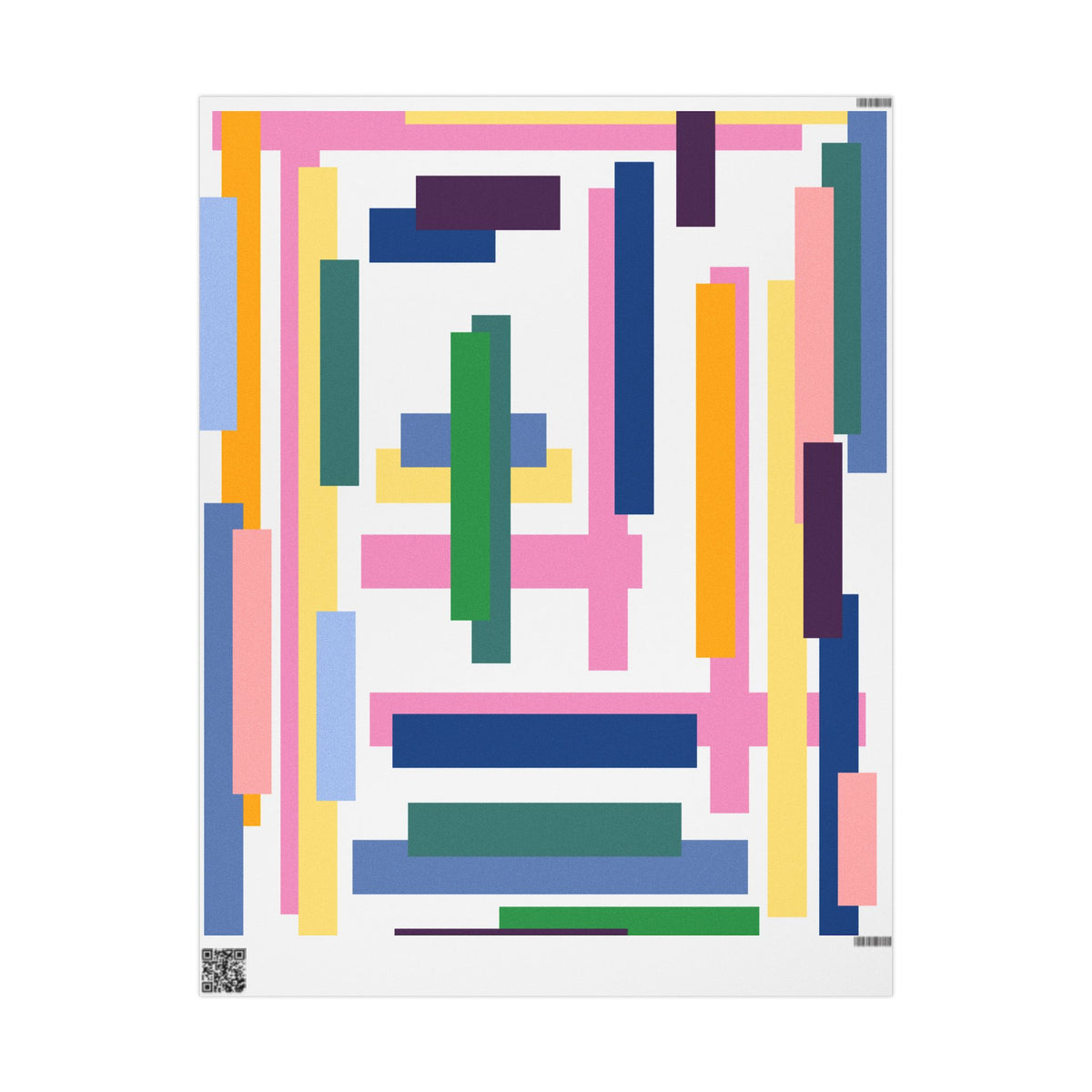 Mid Century Modern colorful gift wrap