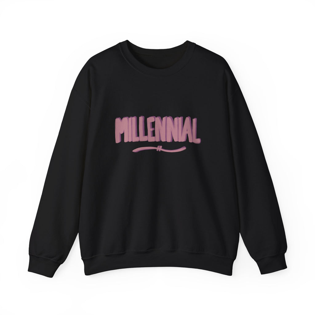 Millennial crewneck sweatshirt