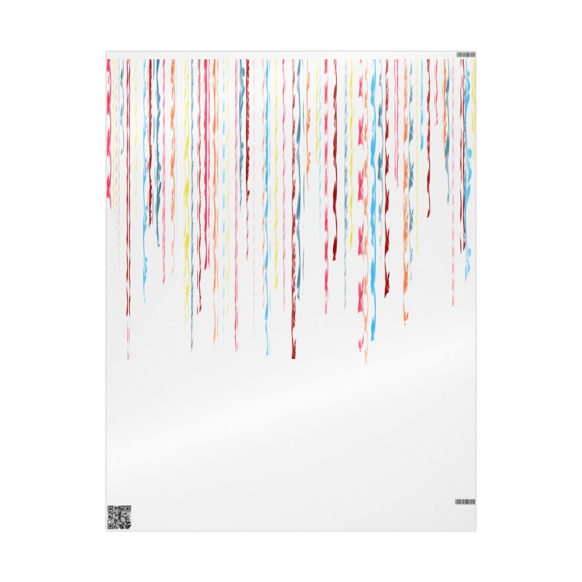 Party streamers gift wrap