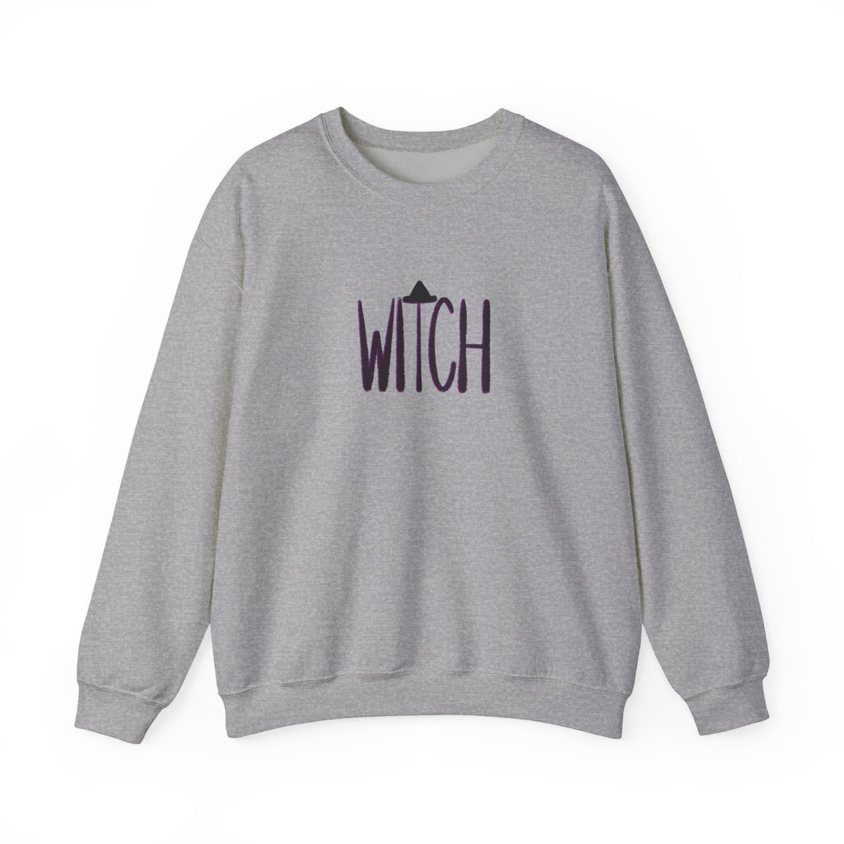 WITCH hand-lettered crewneck sweatshirt